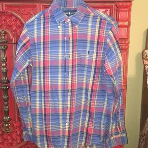 Ralph Lauren Polo long sleeved multi colored